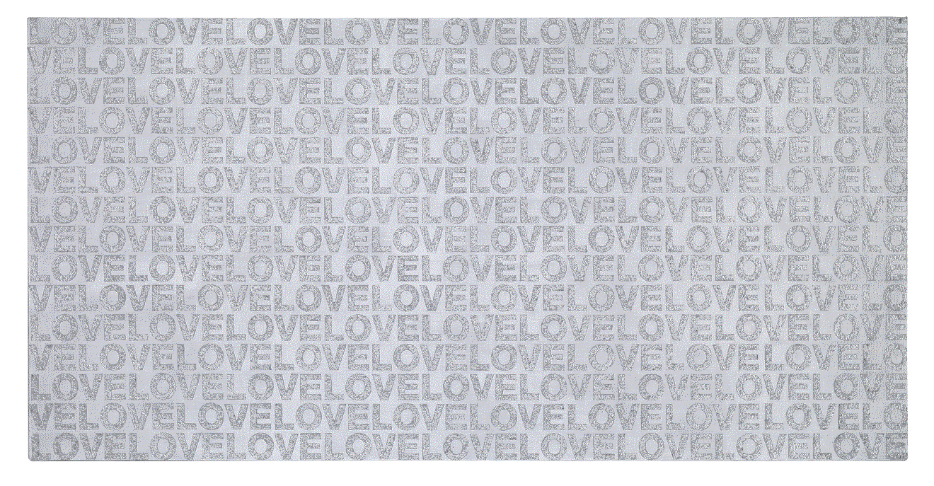 I Love Pearl of Love on The Wild Screen》, Acrylic on canvas, 90x180cm, 2012